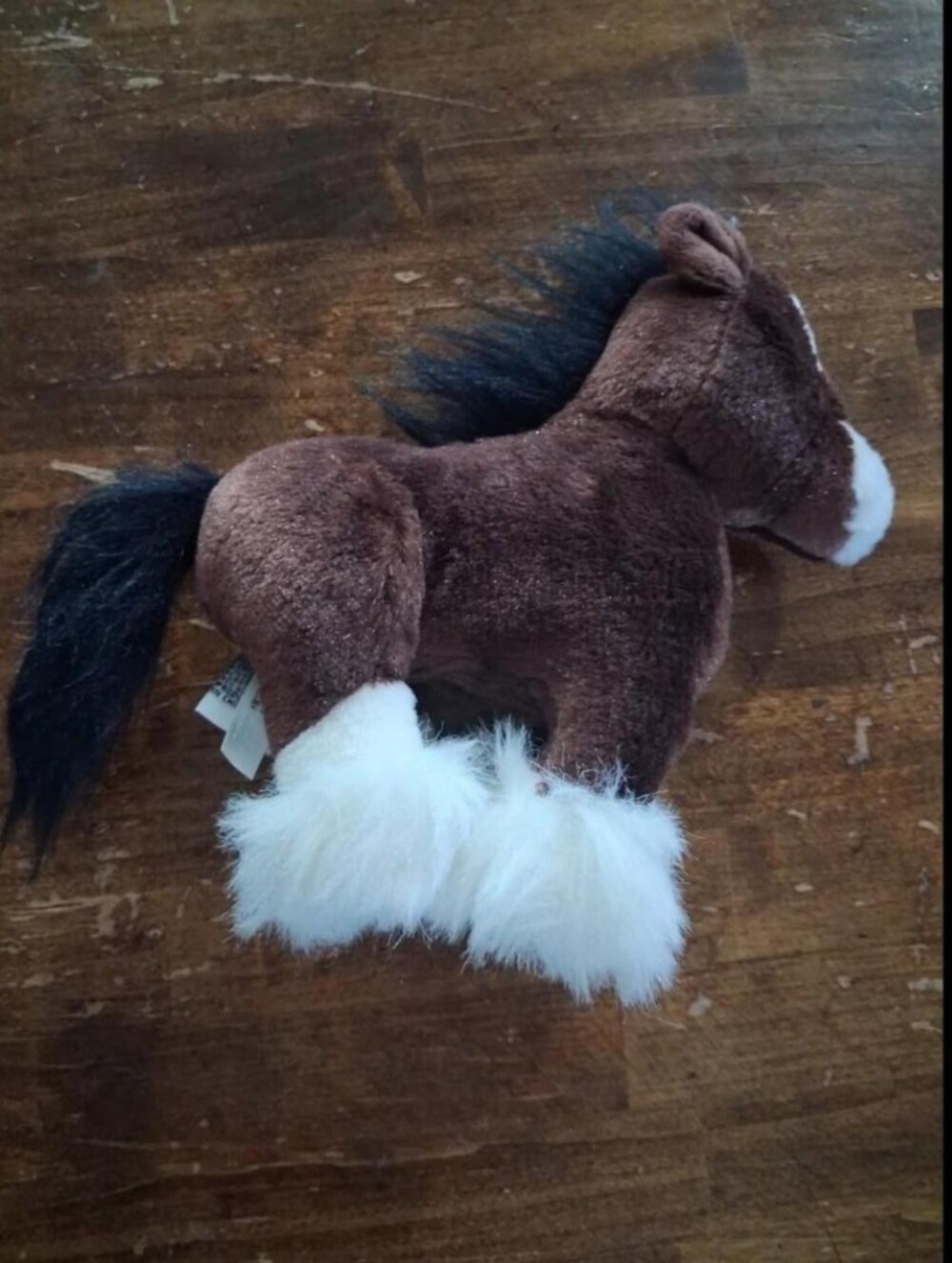 GANZ Webkinz Brown Plush Horse Toy No Code